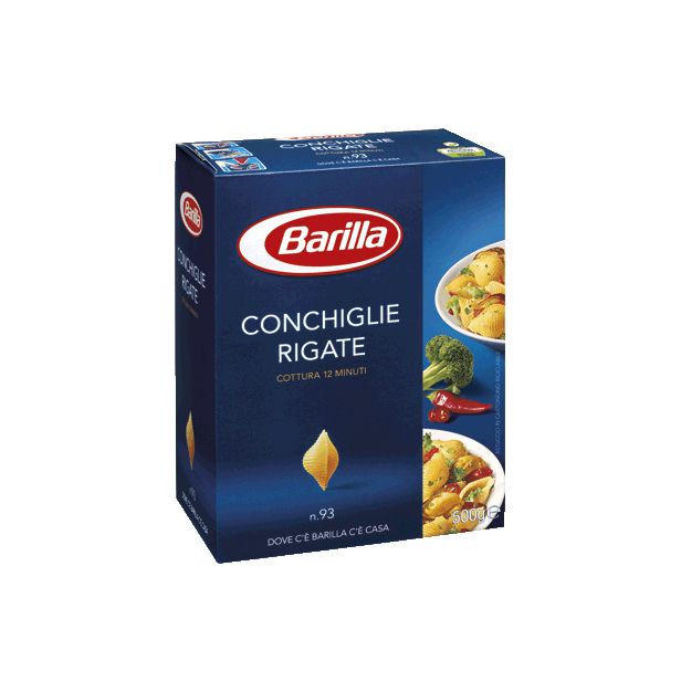 Конкилие Ригате 500 гр. BARILLA - Puglia.bg