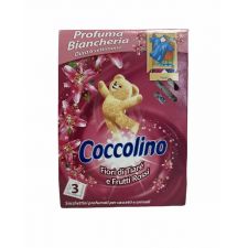 Ароматизирани сашета за гардероб Coccolino Fiori Di Tiare e Frutti Rossi, 3 броя Ароматизирани сашета за гардероб Coccolino Fiori Di Tiare e Frutti Rossi, 3 броя