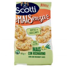 Царевичен снакс с розмарин БЕЗ ГЛУТЕН 60 гр. SCOTTI Царевичен снакс с розмарин БЕЗ ГЛУТЕН 60 гр. SCOTTI