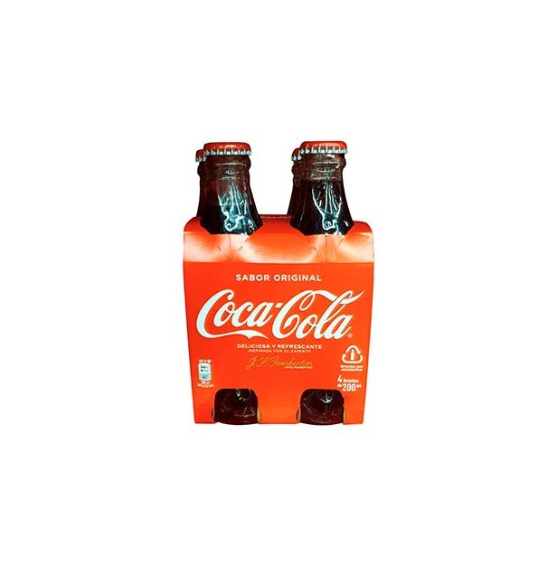 Кока Кола стъкло 4х200 мл.Coca-Cola HBC Italia