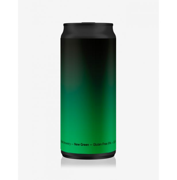 Бира  New Green Безглутенов IPA - 5,0% кен 400ml CRAK
