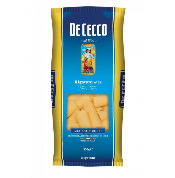 Ригатони №24 500 гр. DE CECCO Ригатони №24 500 гр. DE CECCO