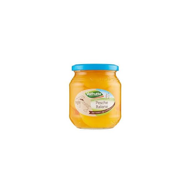 Сиропирани праскови 570 гр. VALFRUTTA Сиропирани праскови 570 гр. VALFRUTTA