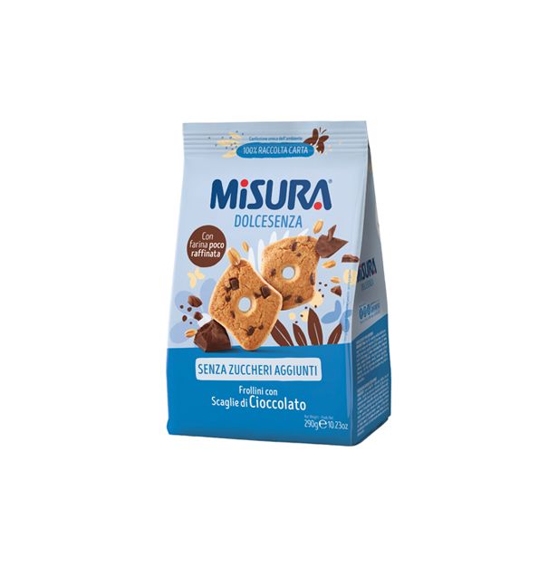 Бисквити без захар с шоколад 290гр.MISURA