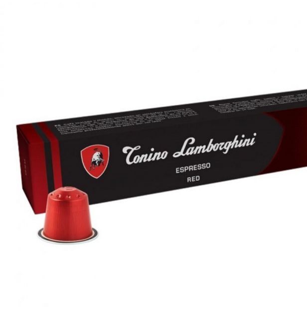Кафе капсули неспресо RED 10 бр. TONINO LAMBORGHINI Кафе капсули неспресо RED 10 бр. TONINO LAMBORGHINI