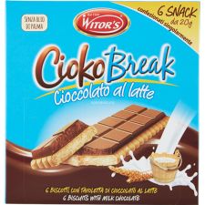 Бисквитки с млечен шоколад 120 гр. WITOR'S