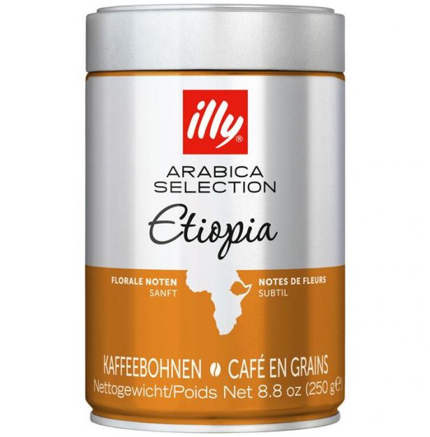 Кафе на зърна ETHIOPIA 250 гр. ILLY Кафе на зърна ETHIOPIA 250 гр. ILLY