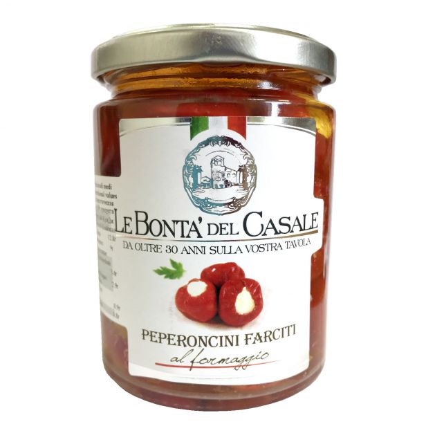 Пиперки пълнени със сирене 314 мл. DISPAC Пиперки пълнени със сирене 314 мл. DISPAC