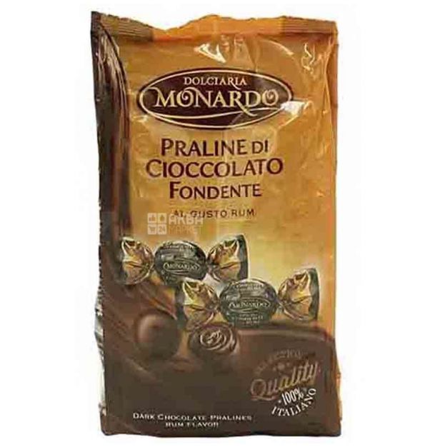 Шоколадови  бонбони с черен шоколад 110 гр. MONARDO