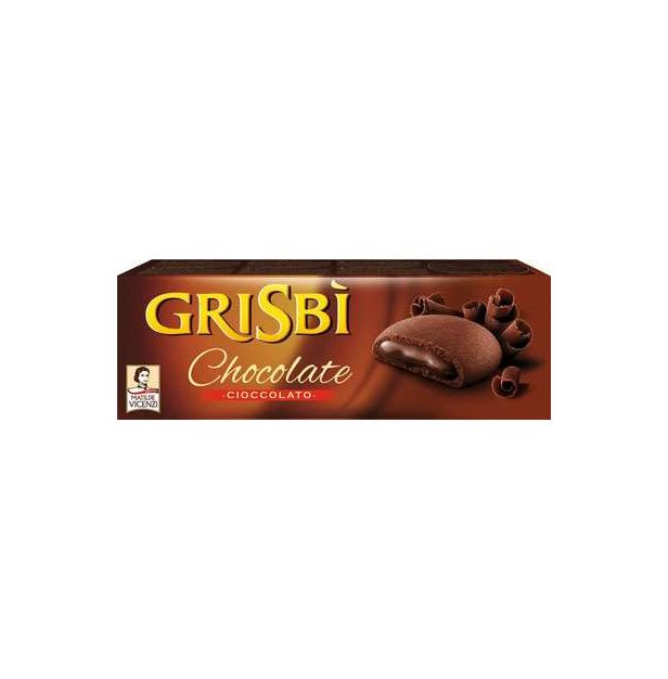 Бисквитки с шоколад "Grisbi"  150 гр. VICENZI
