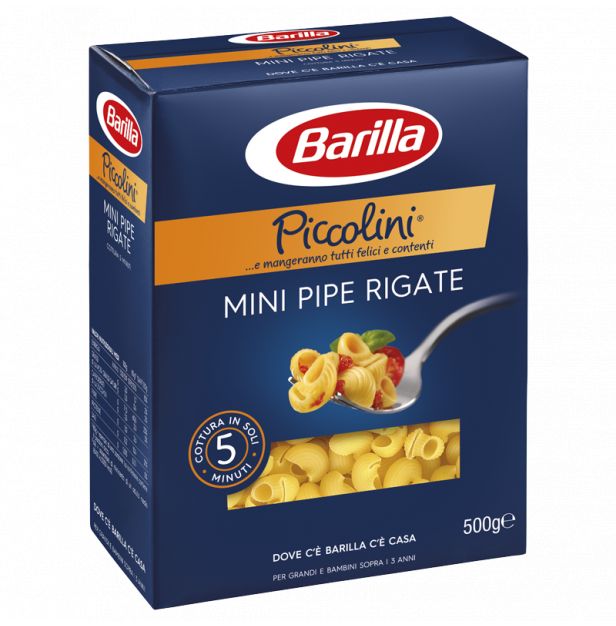 Мини пипе ригате 500 гр. BARILLA Мини пипе ригате 500 гр. BARILLA