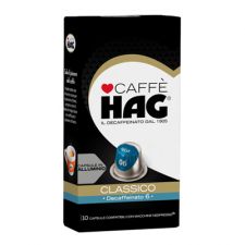 HAG безкофеин класико 10 капсули  Nespresso.