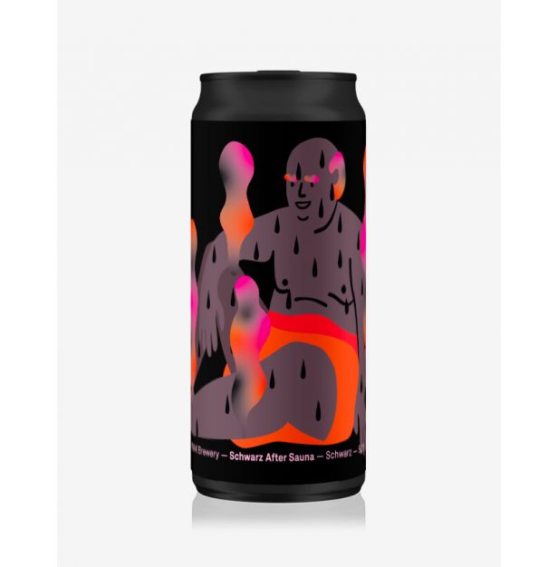 Бира Schwarz After Sauna  - 5.2% кен 400ml CRAK