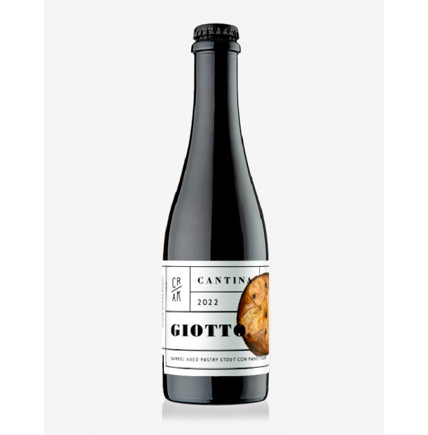 Бира Giotto 2022  Barrel Aged Pastry Stout - 13,0% бутилка 375ml CRAK Бира Giotto 2022  Barrel Aged Pastry Stout - 13,0% бутилка 375ml CRAK