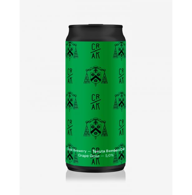 Бира Tenuta Bembo x Crak -  Grape Gose - 5,0% кен 400ml CRAK