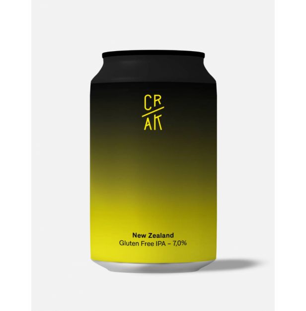 Бира New Zealand без ГЛУТЕН IPA - 7% кен 330ml CRAK