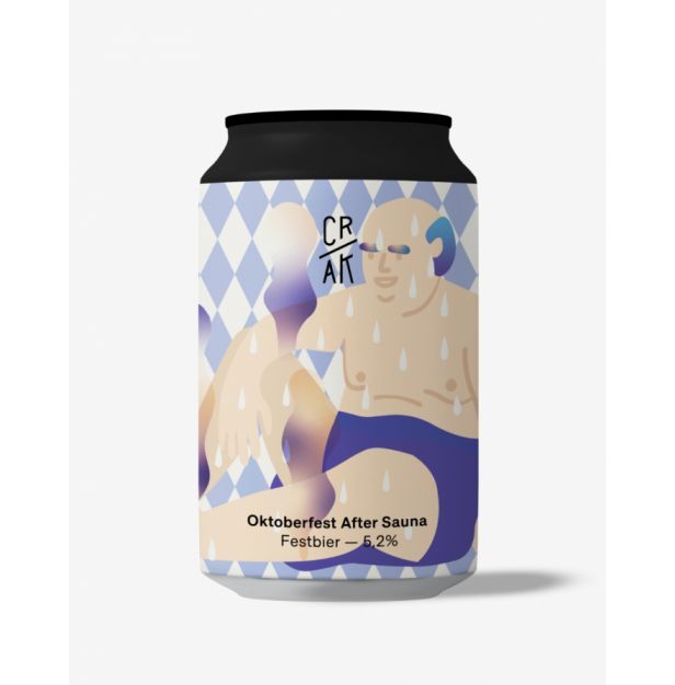 Бира Oktoberfest After Sauna Birra Marzen - 5.2% кен 330ml CRAK