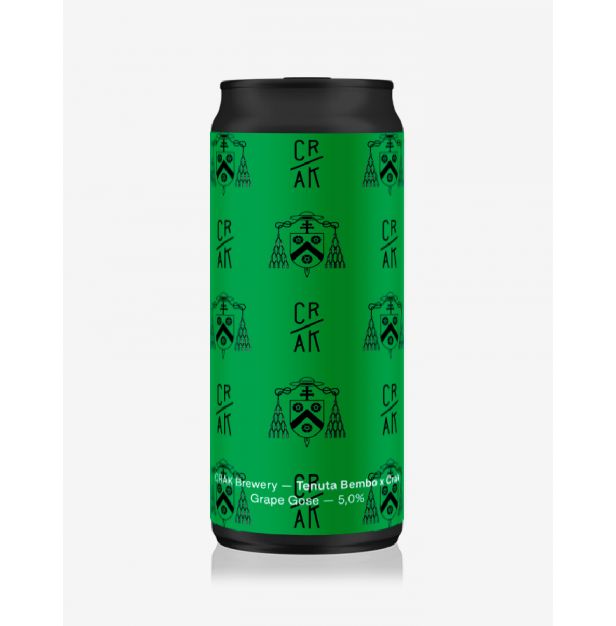 Бира Tenuta Bembo x Crak -  Grape Gose - 5,0% кен 330ml CRAK