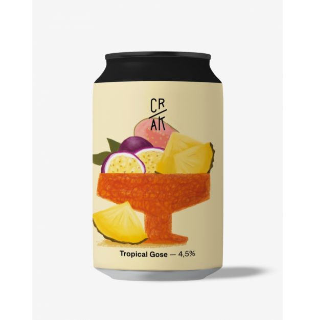 Бира Tropical Gose - гозе - 4,5% кен 330ml CRAK