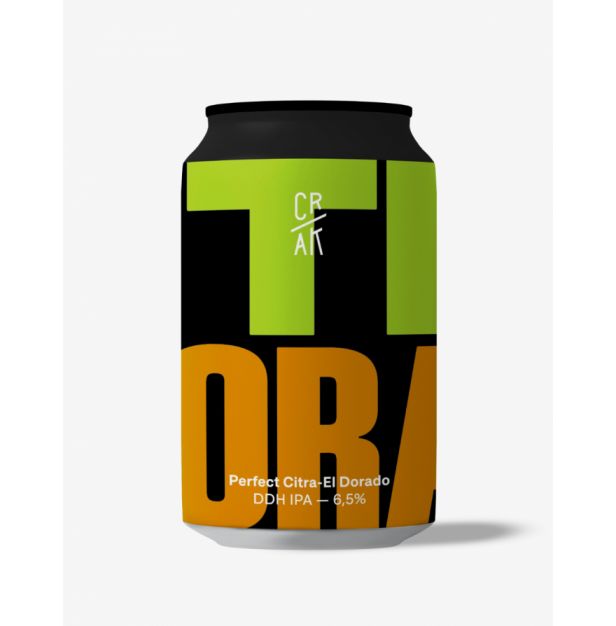 Бира Perfect Citra - El Dorado DDH IPA - 6.5% кен 330ml CRAK