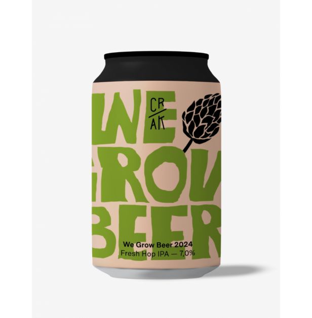 Бира We Grow Beer Birra Fresh Hop IPA - 7,0% кен 330ml CRAK