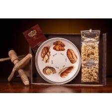 Подаръчен комплект чиния и паста 500 гр. LA FABBRICA DELLA PASTA