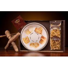 Подаръчен комплект чиния и паста 500 гр. LA FABBRICA DELLA PASTA