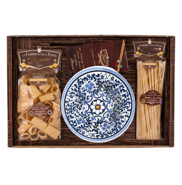 Подаръчен комплект "Везувио" 2х500 гр. LA FABBRICA DELLA PASTA