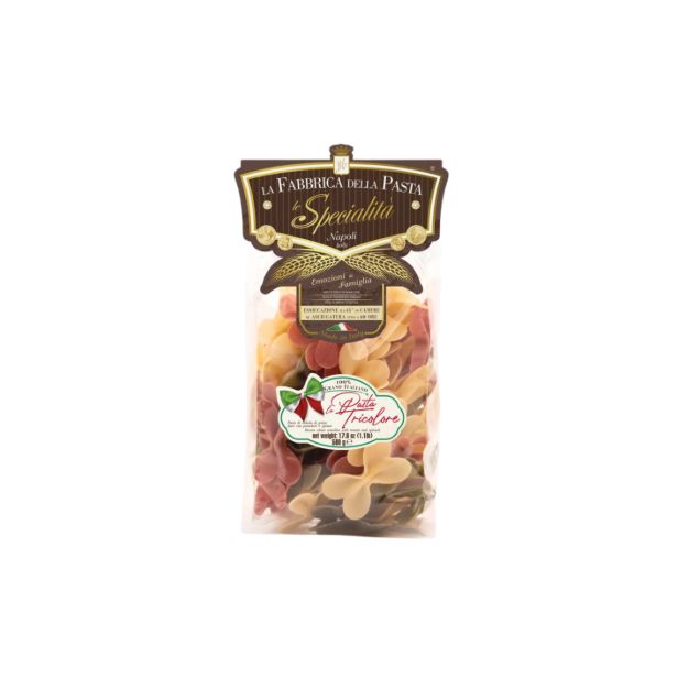 Детелинки триколоре 500 гр.  LA FABBRICA DELLA PASTA