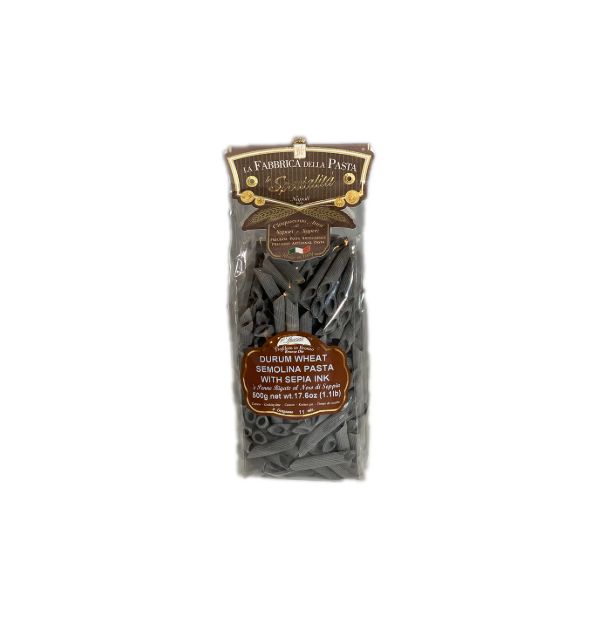 Пене дзите ригати с мастило от сепия 500 гр.  LA FABBRICA DELLA PASTA